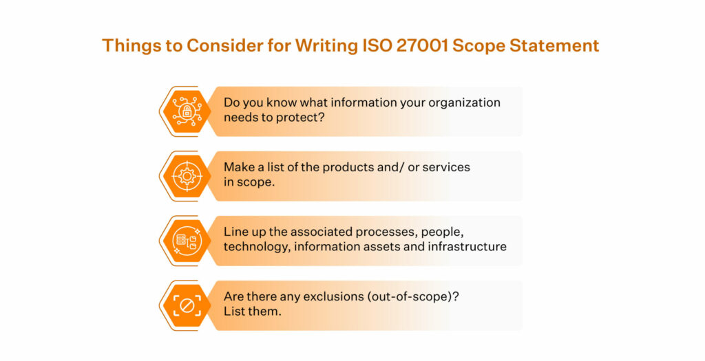 iso 27001 2013 scope statement